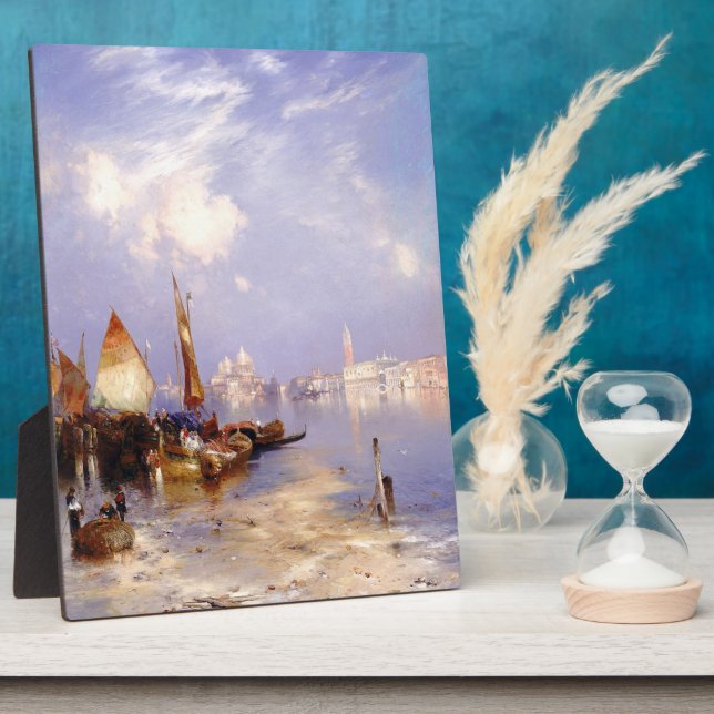 A View of Venice by Thomas Moran Plaque (Side)