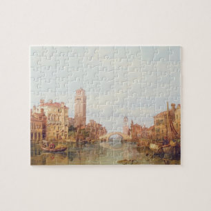 A View of Verona, 1848 (oil on canvas) Jigsaw Puzzle