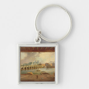 A View of Westminster Bridge (oil on panel) Key Ring
