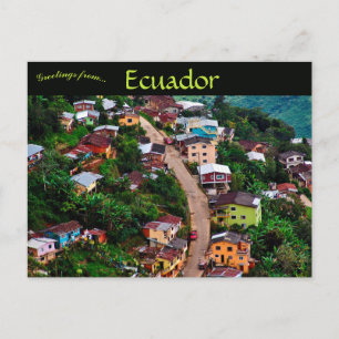 A View of Zaruma Ecuador Postcard