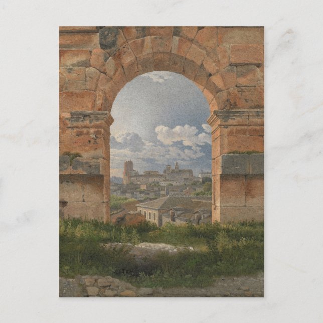 A View through Three Arches of the Colosseum Postcard (Front)
