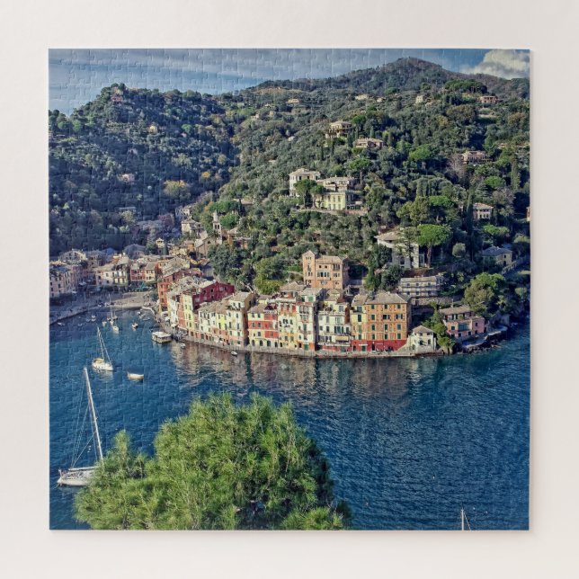 A View to Portofino, Italia - 20x20 - 676 pcs. Jigsaw Puzzle (Vertical)