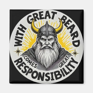 A Viking's Call to Responsibility Magnet