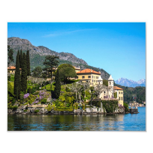 A villa on Lake Como, Italy - Photo Print (Front)