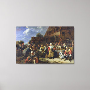 A Village Banquet Canvas Print