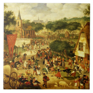A Village Fair Tile