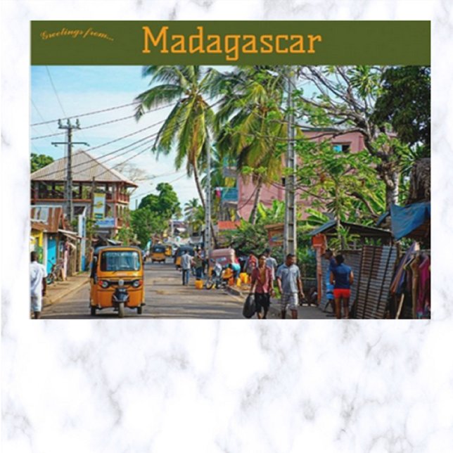 A Village in Madagascar Postcard (Creator Uploaded)