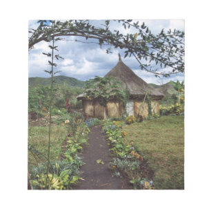 A village in the Highlands, Goroka, Papua New Notepad