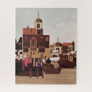 A village in the Middle Ages Jigsaw Puzzle