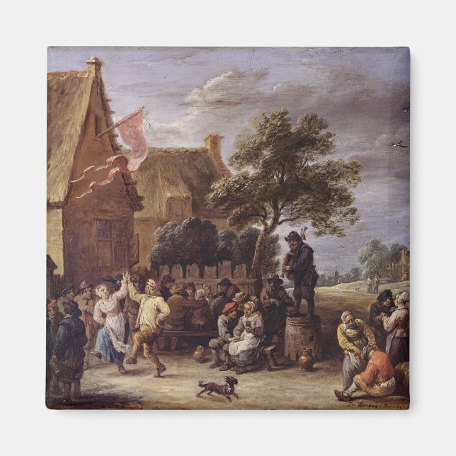 A Village Merrymaking Magnet (Front)
