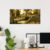 A Village Scene Poster (Home Office)