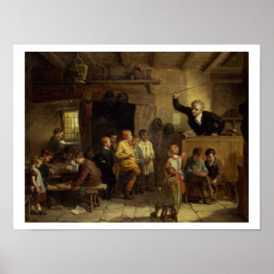 A Village School Poster