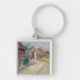 A Village Street Key Ring