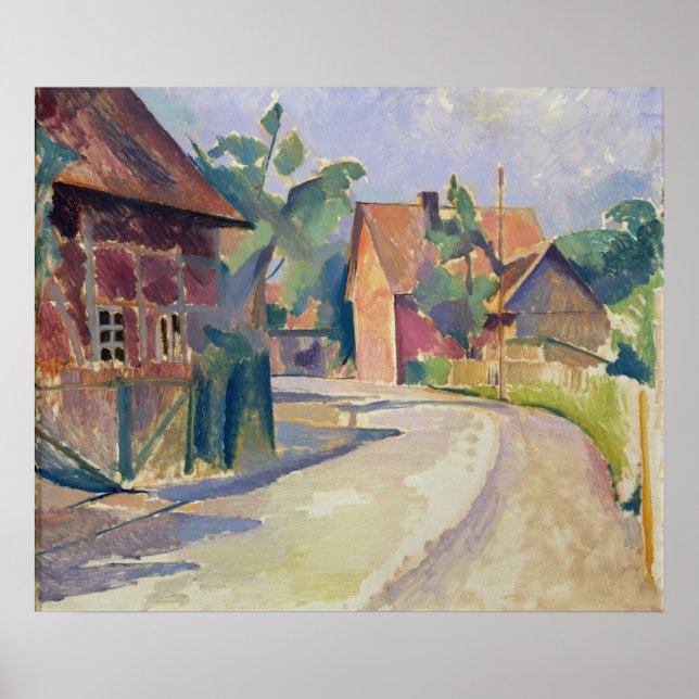 A Village Street Poster (Front)
