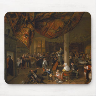 A Village Wedding Feast with Revellers Mouse Mat