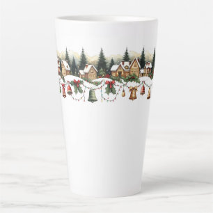 A Village Wrapped in Christmas Magic Latte Mug