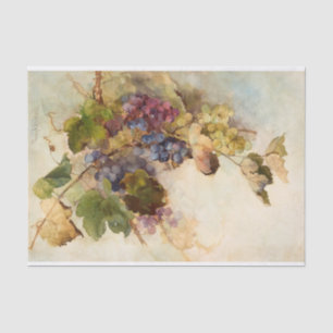 A Vine of Grapes by Franz Bischoff Tissue Paper