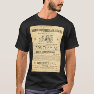 A Vintage 1880s Bicycle Advertisement 2 T-Shirt