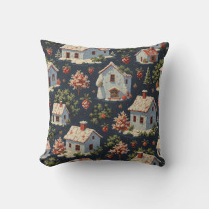 a vintage Christmas cushion
