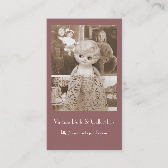 A Vintage Doll Affair Business Card (Front)