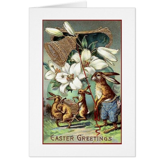 A Vintage Easter Celebration Card
