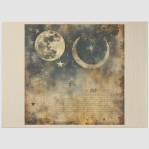 A Vintage Esoteric Stars Series Design 5 Tissue Paper
