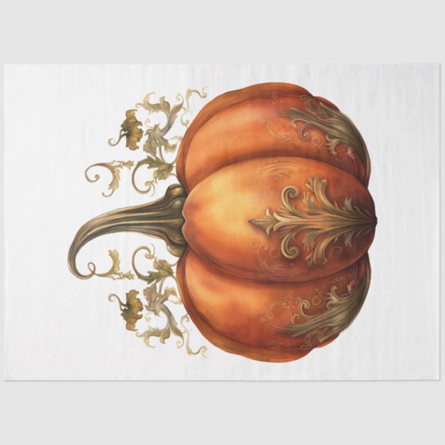 A Vintage Halloween Design Collection 10 Tissue Paper (Front)