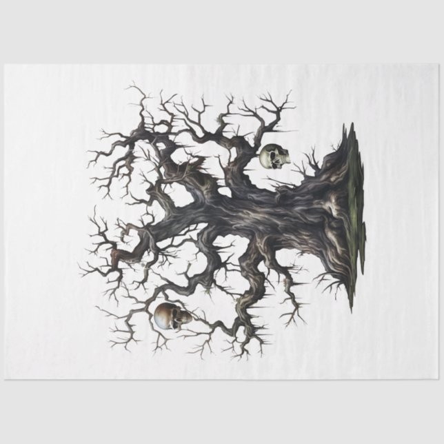 A Vintage Halloween Design Collection 19 Tissue Paper (Front)