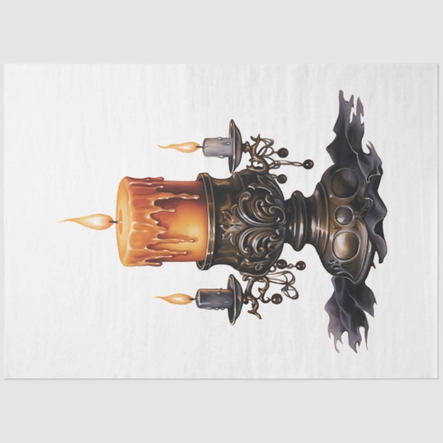 A Vintage Halloween Design Collection 23 Tissue Paper (Front)