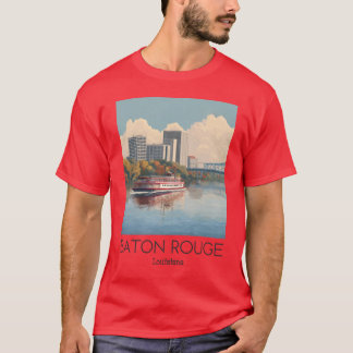A Vintage Illustration of Baton Rouge 1 T-Shirt