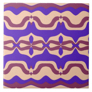 A vintage multicolor classic horizontal pattern tile