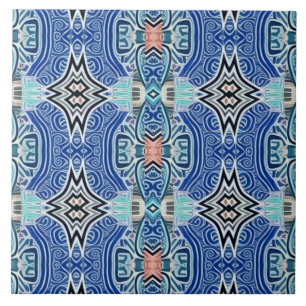 A vintage multicolor classic pattern ceramic til tile