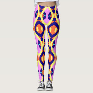 A vintage multicolor classic "Ratti_Creative_Arts" Leggings