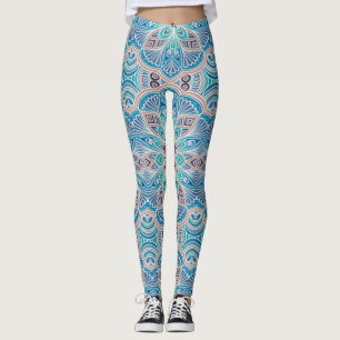 A vintage multicolor classic "Ratti_Creative_Arts" Leggings