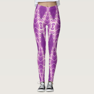 A vintage purple pattern "Ratti_Creative_Arts" Leggings