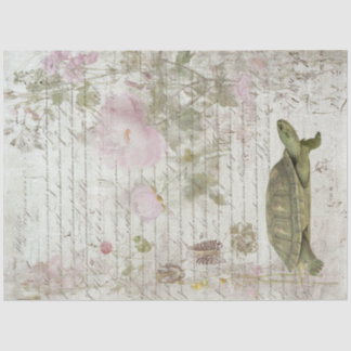 A Vintage Turtle Design Series #12 Tissue Paper