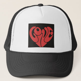 A vintage typography hats