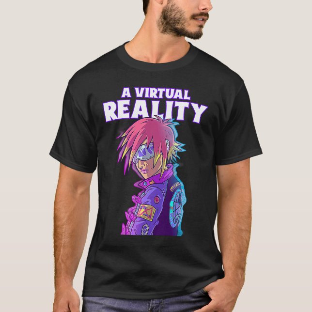 A VIRTUAL REALITY VR T-Shirt (Front)