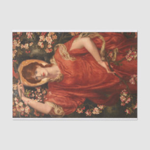 A Vision of Flammetta by Dante Gabriel Rossetti Tissue Paper