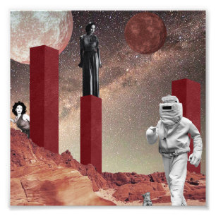 A visit to Mars Photo Print