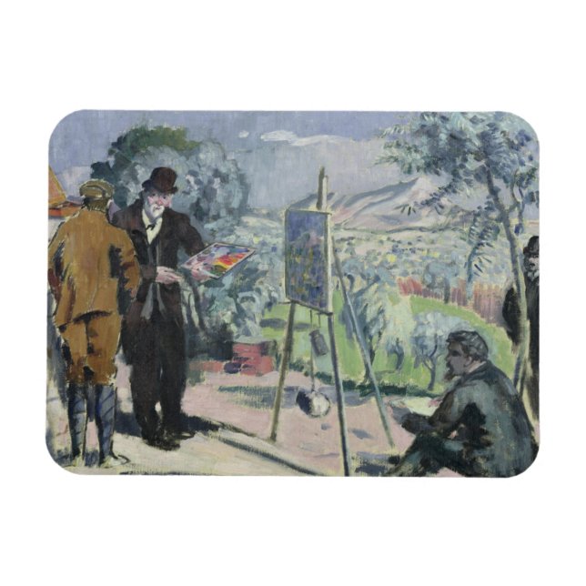 A Visit to the House of Cezanne Magnet (Horizontal)