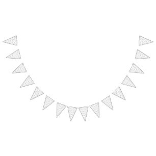 A visually appealing design showcasing a mix of wh bunting