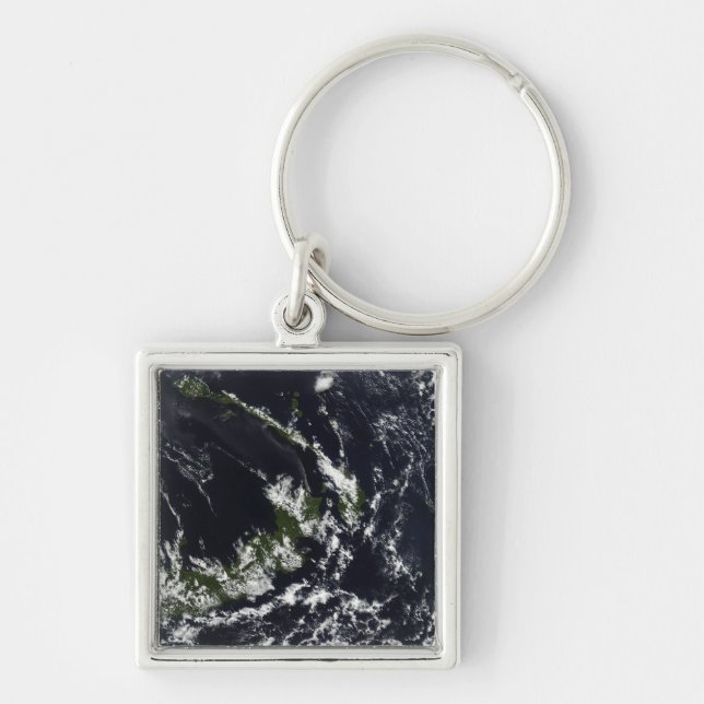 A volcanic plume from the Rabaul caldera Key Ring (Front)