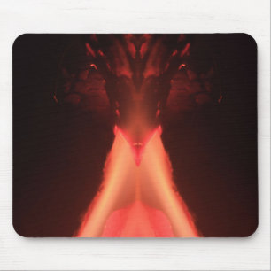 A Volcano of Fire Mouse Mat