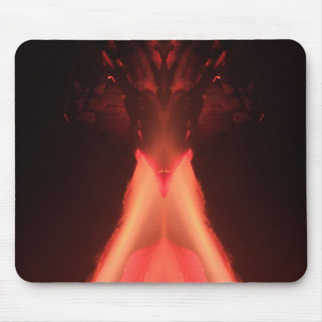 A Volcano of Fire Mouse Mat (Front)