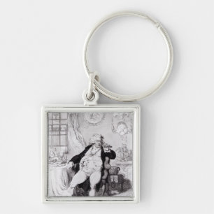 A Voluptuary under the Horrors of Digestion Key Ring