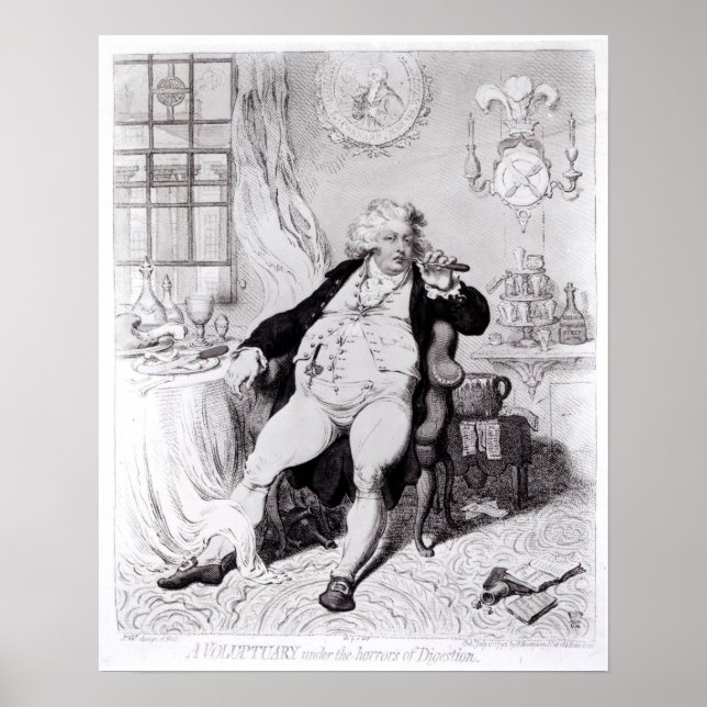 A Voluptuary under the Horrors of Digestion Poster (Front)