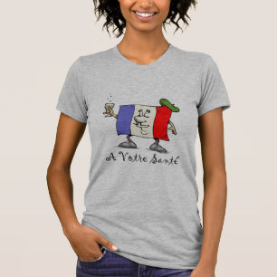 A Votre Sante Ladies Basic T-Shirt