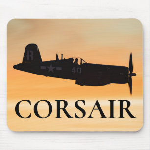 A Vought F4U Corsair Fighter Mouse Mat
