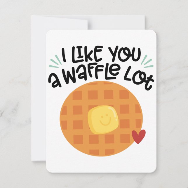 A WAFFLE LOT HOLIDAY CARD (Front)